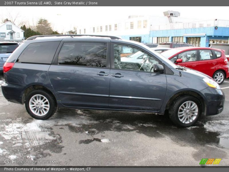 Slate Gray Metallic / Stone 2007 Toyota Sienna LE AWD