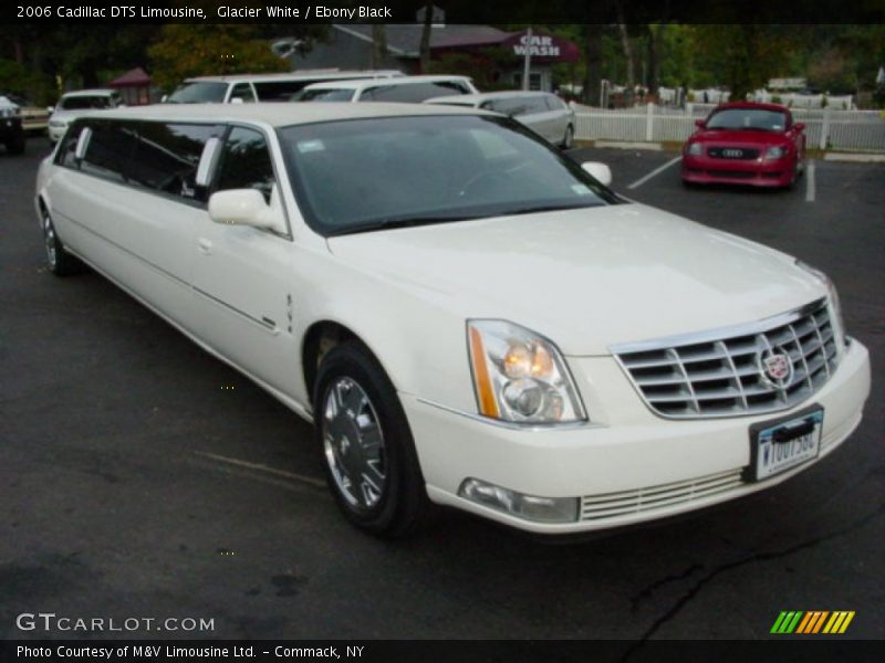 Glacier White / Ebony Black 2006 Cadillac DTS Limousine