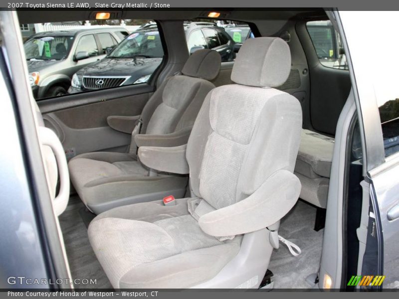 Slate Gray Metallic / Stone 2007 Toyota Sienna LE AWD