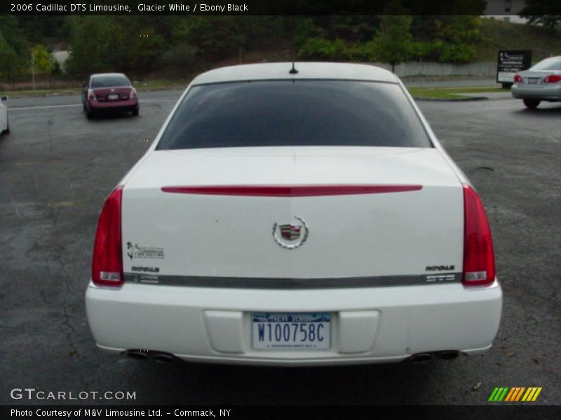 Glacier White / Ebony Black 2006 Cadillac DTS Limousine