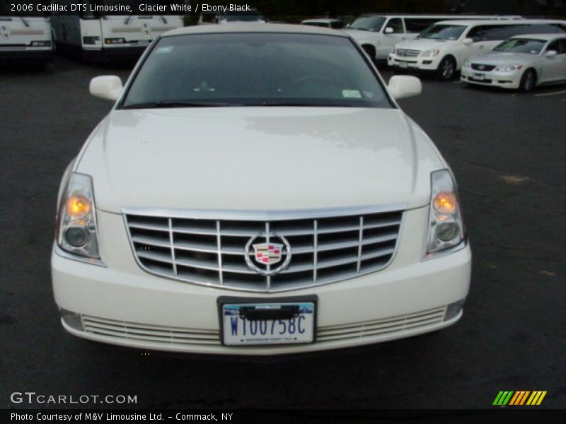 Glacier White / Ebony Black 2006 Cadillac DTS Limousine