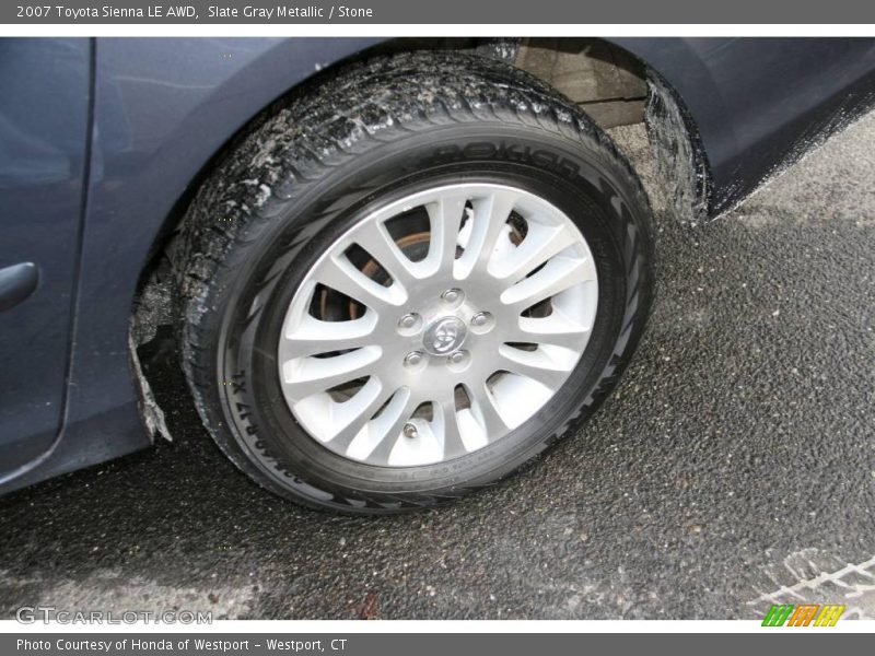 Slate Gray Metallic / Stone 2007 Toyota Sienna LE AWD