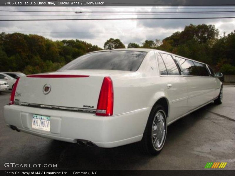 Glacier White / Ebony Black 2006 Cadillac DTS Limousine