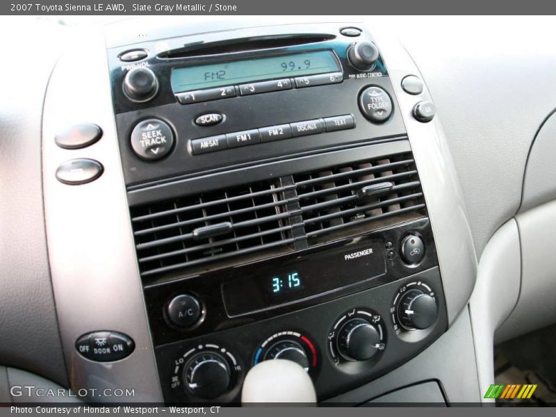 Slate Gray Metallic / Stone 2007 Toyota Sienna LE AWD