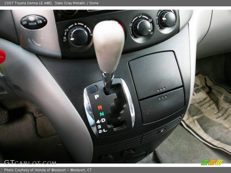 Slate Gray Metallic / Stone 2007 Toyota Sienna LE AWD