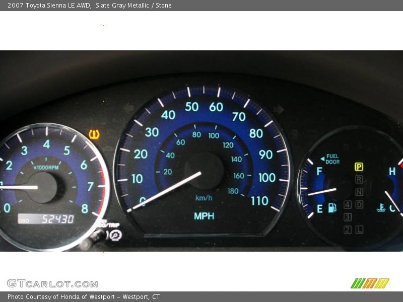 Slate Gray Metallic / Stone 2007 Toyota Sienna LE AWD