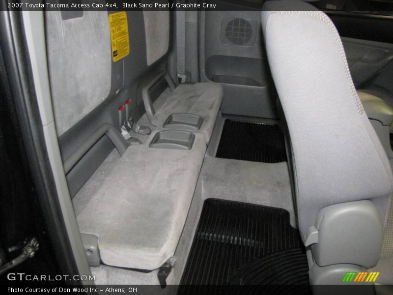 Black Sand Pearl / Graphite Gray 2007 Toyota Tacoma Access Cab 4x4