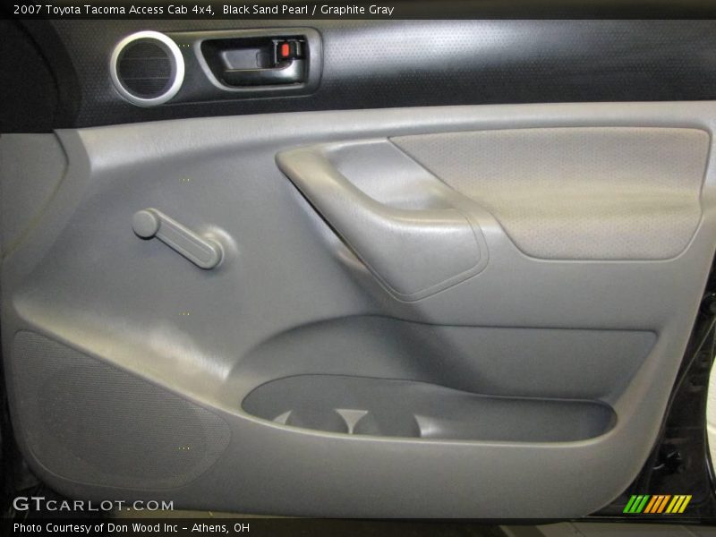 Black Sand Pearl / Graphite Gray 2007 Toyota Tacoma Access Cab 4x4