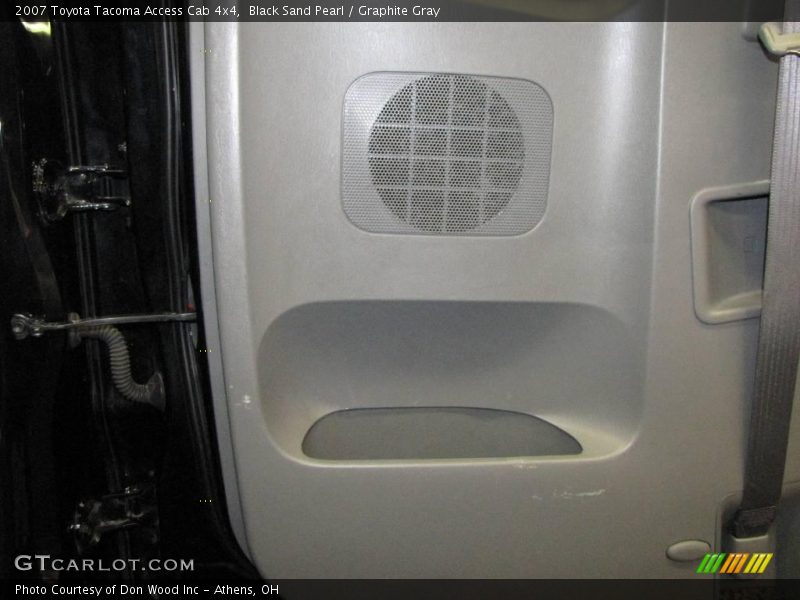Black Sand Pearl / Graphite Gray 2007 Toyota Tacoma Access Cab 4x4