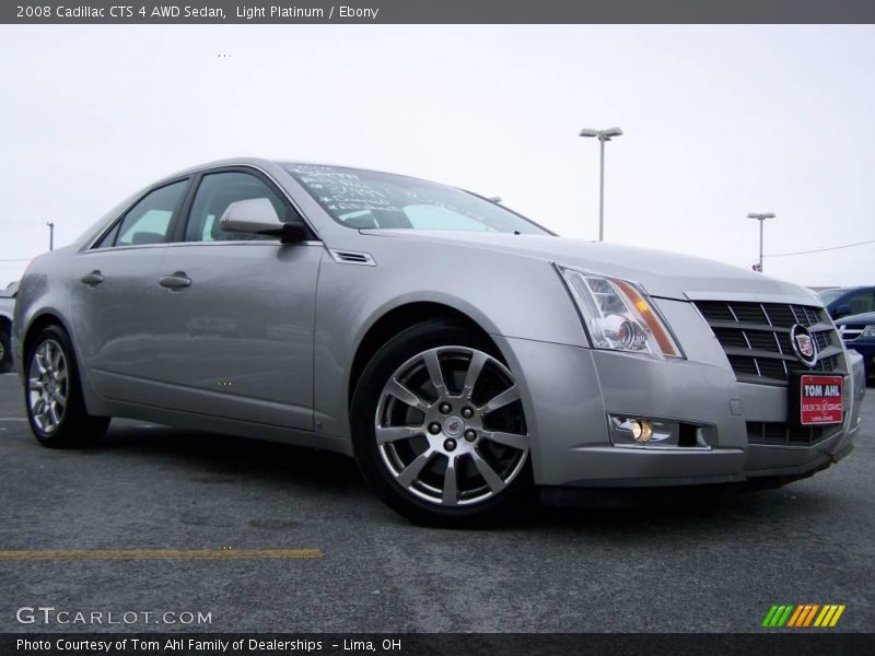 Light Platinum / Ebony 2008 Cadillac CTS 4 AWD Sedan