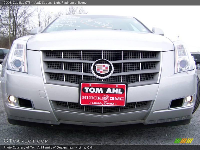 Light Platinum / Ebony 2008 Cadillac CTS 4 AWD Sedan