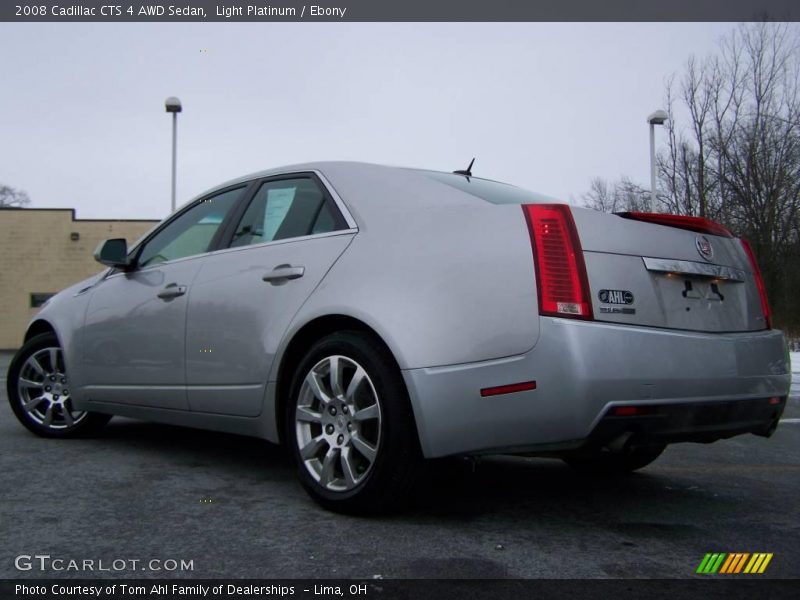 Light Platinum / Ebony 2008 Cadillac CTS 4 AWD Sedan