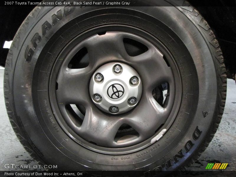 Black Sand Pearl / Graphite Gray 2007 Toyota Tacoma Access Cab 4x4