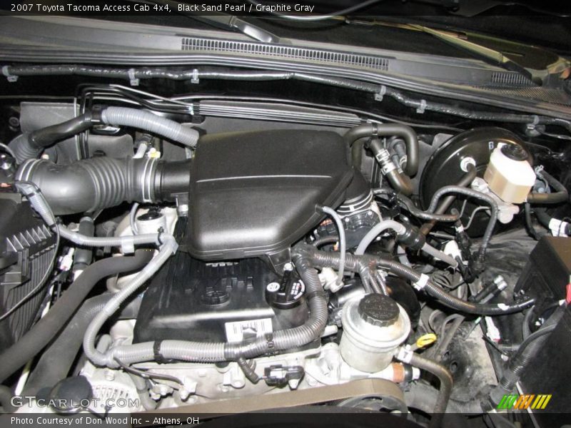 Black Sand Pearl / Graphite Gray 2007 Toyota Tacoma Access Cab 4x4