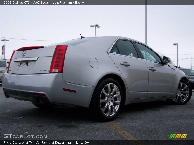 Light Platinum / Ebony 2008 Cadillac CTS 4 AWD Sedan