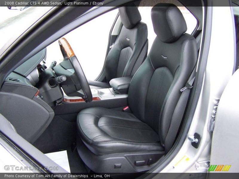 Light Platinum / Ebony 2008 Cadillac CTS 4 AWD Sedan