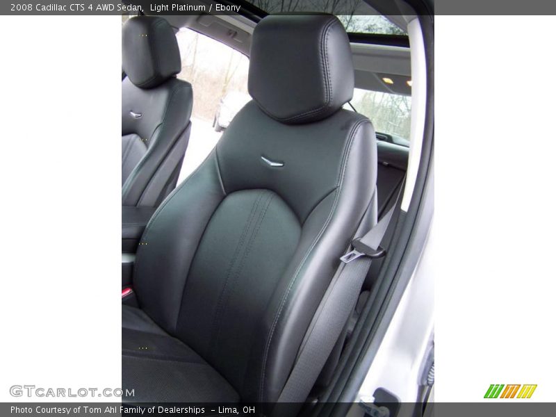 Light Platinum / Ebony 2008 Cadillac CTS 4 AWD Sedan