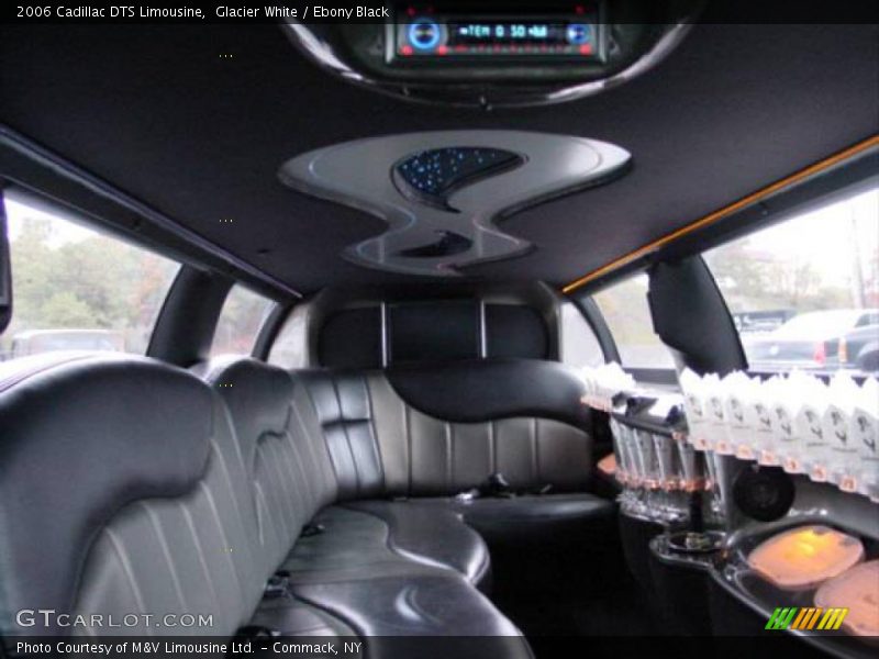 Glacier White / Ebony Black 2006 Cadillac DTS Limousine