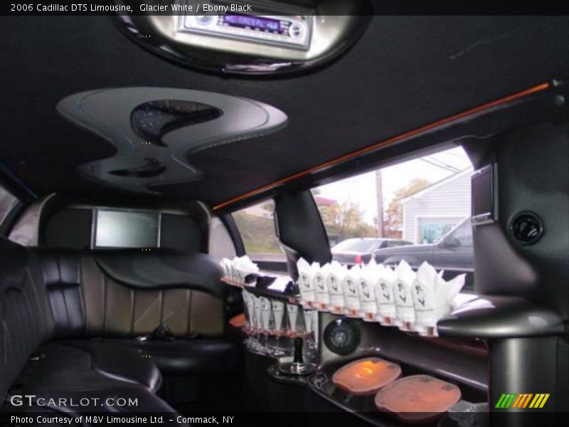 Glacier White / Ebony Black 2006 Cadillac DTS Limousine