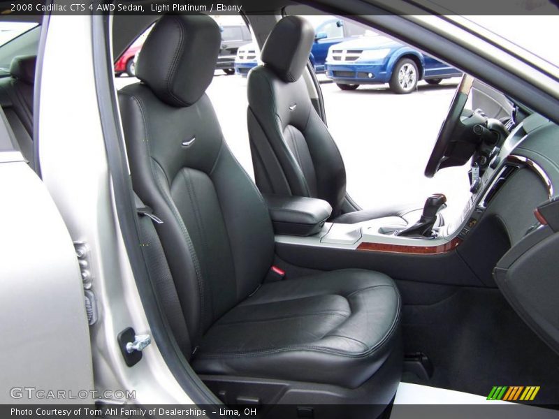 Light Platinum / Ebony 2008 Cadillac CTS 4 AWD Sedan