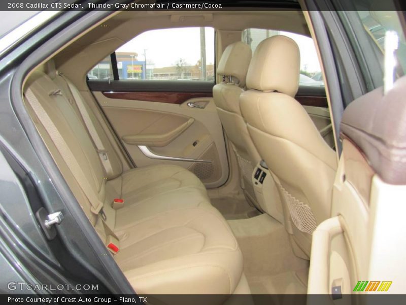 Thunder Gray Chromaflair / Cashmere/Cocoa 2008 Cadillac CTS Sedan