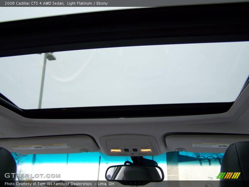Light Platinum / Ebony 2008 Cadillac CTS 4 AWD Sedan