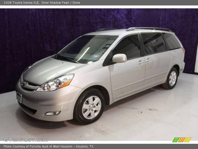 Silver Shadow Pearl / Stone 2008 Toyota Sienna XLE