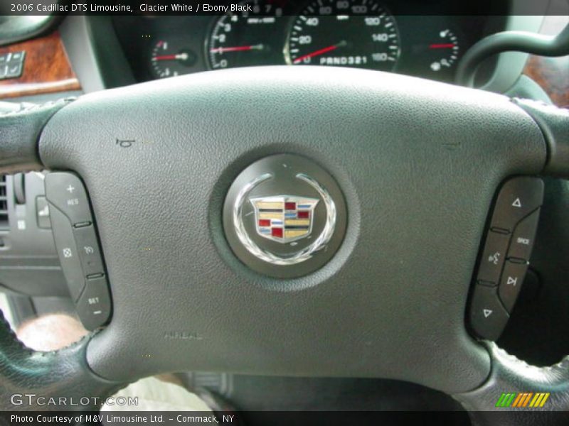 Glacier White / Ebony Black 2006 Cadillac DTS Limousine