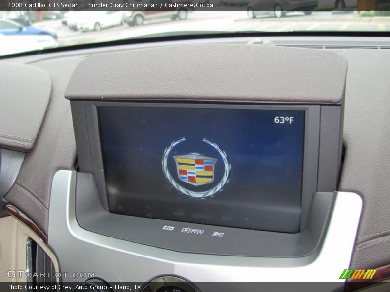 Thunder Gray Chromaflair / Cashmere/Cocoa 2008 Cadillac CTS Sedan
