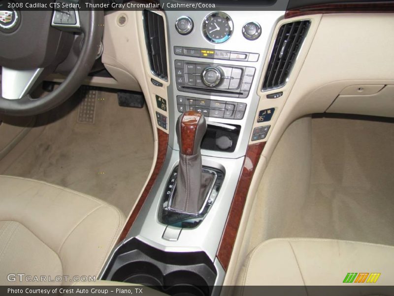 Thunder Gray Chromaflair / Cashmere/Cocoa 2008 Cadillac CTS Sedan