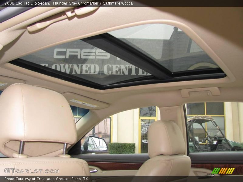 Thunder Gray Chromaflair / Cashmere/Cocoa 2008 Cadillac CTS Sedan