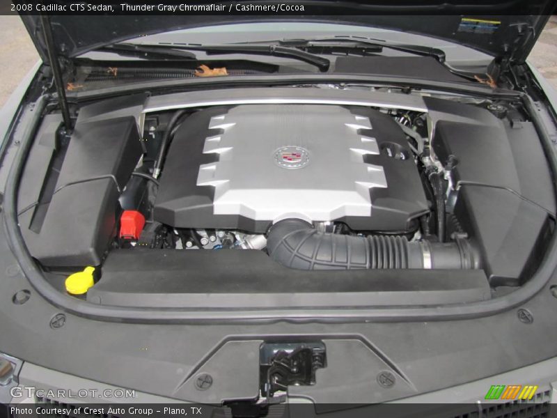 Thunder Gray Chromaflair / Cashmere/Cocoa 2008 Cadillac CTS Sedan
