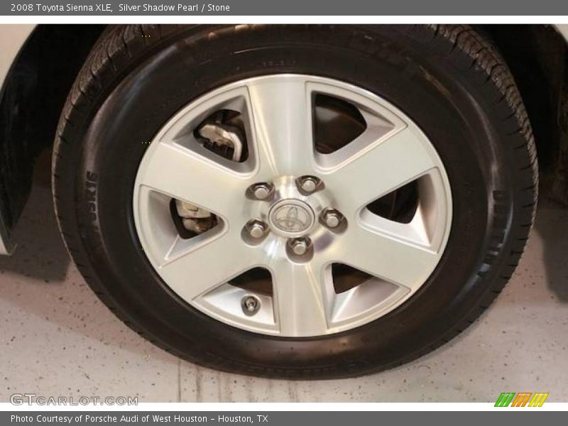 Silver Shadow Pearl / Stone 2008 Toyota Sienna XLE