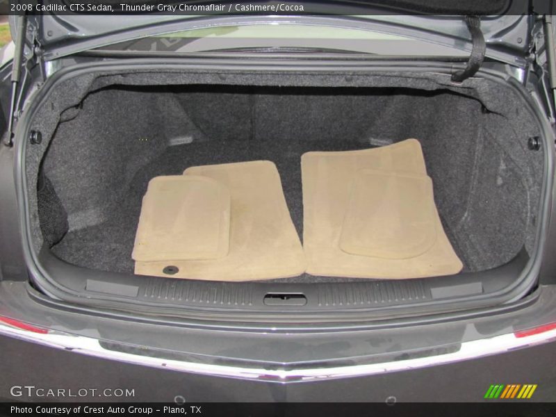 Thunder Gray Chromaflair / Cashmere/Cocoa 2008 Cadillac CTS Sedan