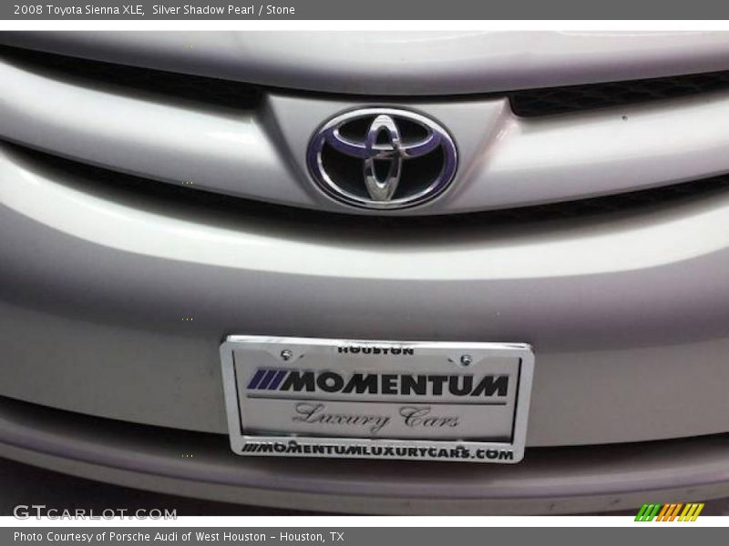 Silver Shadow Pearl / Stone 2008 Toyota Sienna XLE