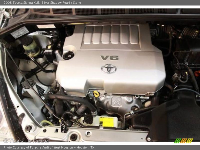 Silver Shadow Pearl / Stone 2008 Toyota Sienna XLE