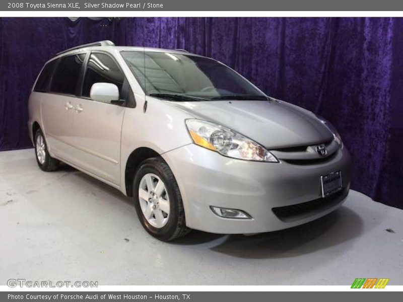 Silver Shadow Pearl / Stone 2008 Toyota Sienna XLE