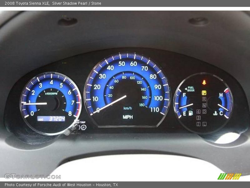Silver Shadow Pearl / Stone 2008 Toyota Sienna XLE