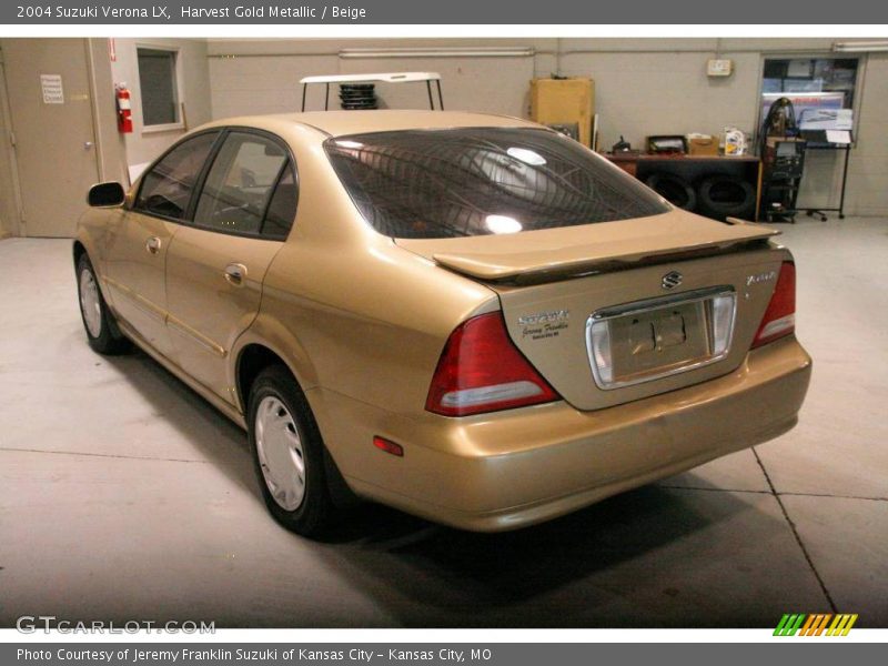 Harvest Gold Metallic / Beige 2004 Suzuki Verona LX