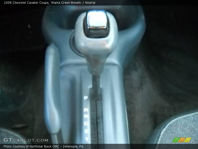 Manta Green Metallic / Neutral 1998 Chevrolet Cavalier Coupe