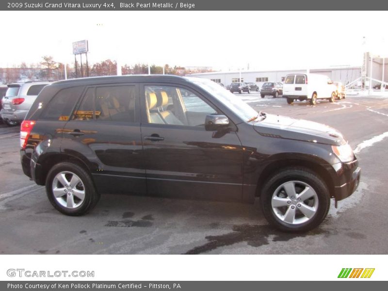 Black Pearl Metallic / Beige 2009 Suzuki Grand Vitara Luxury 4x4