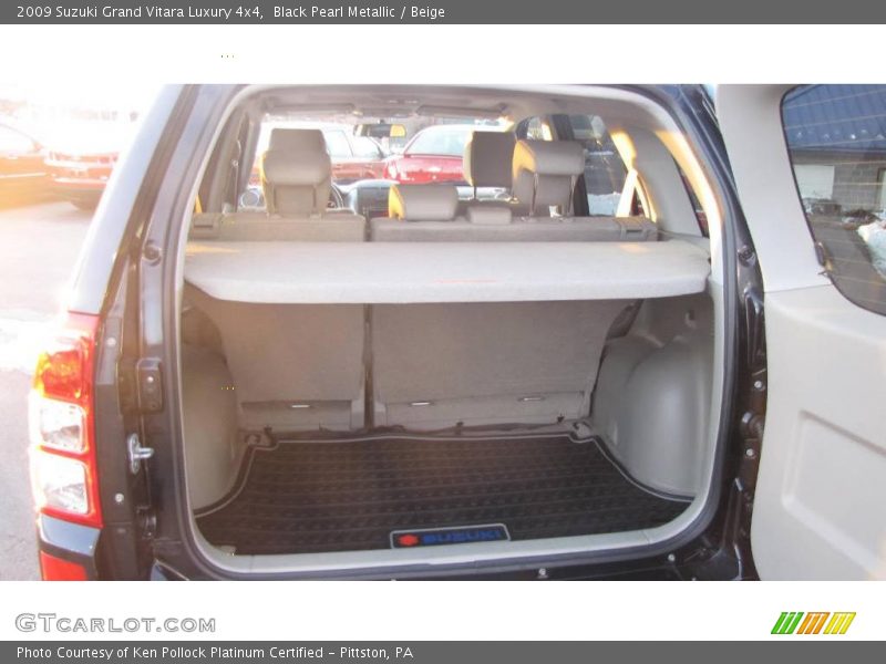 Black Pearl Metallic / Beige 2009 Suzuki Grand Vitara Luxury 4x4
