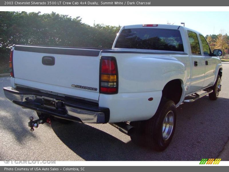 Summit White / Dark Charcoal 2003 Chevrolet Silverado 3500 LT Crew Cab 4x4 Dually