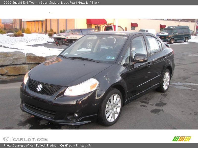 Black Pearl Metallic / Black 2009 Suzuki SX4 Touring Sport Sedan