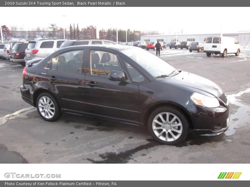 Black Pearl Metallic / Black 2009 Suzuki SX4 Touring Sport Sedan