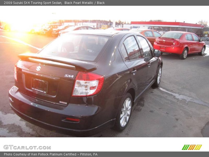 Black Pearl Metallic / Black 2009 Suzuki SX4 Touring Sport Sedan