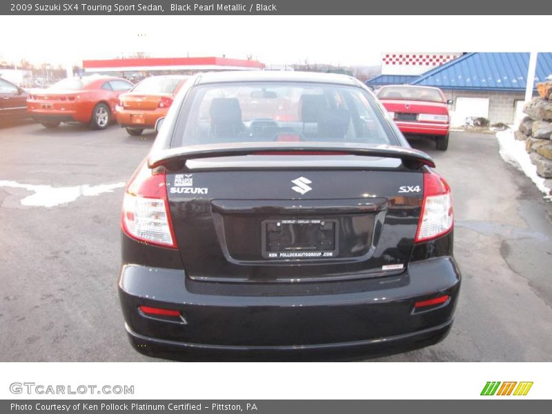 Black Pearl Metallic / Black 2009 Suzuki SX4 Touring Sport Sedan