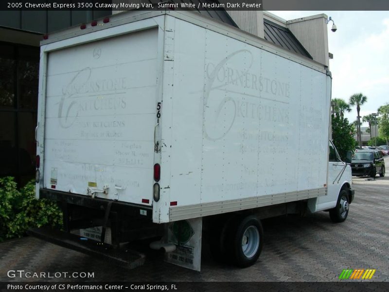 Summit White / Medium Dark Pewter 2005 Chevrolet Express 3500 Cutaway Moving Van