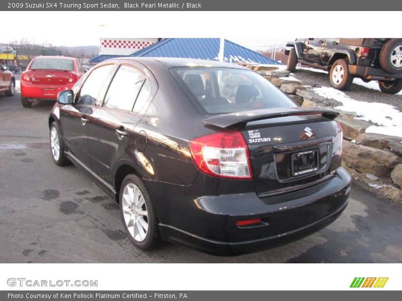 Black Pearl Metallic / Black 2009 Suzuki SX4 Touring Sport Sedan