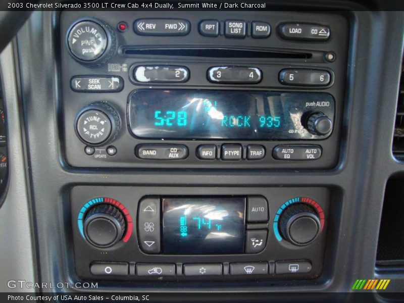 Summit White / Dark Charcoal 2003 Chevrolet Silverado 3500 LT Crew Cab 4x4 Dually